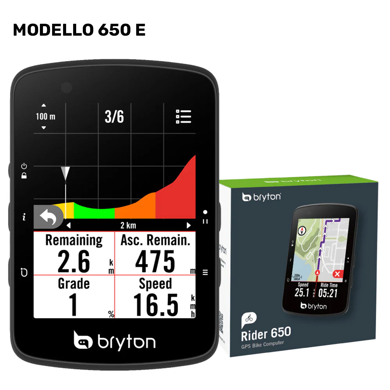 Bryton Rider 650 Ciclocomputer GPS